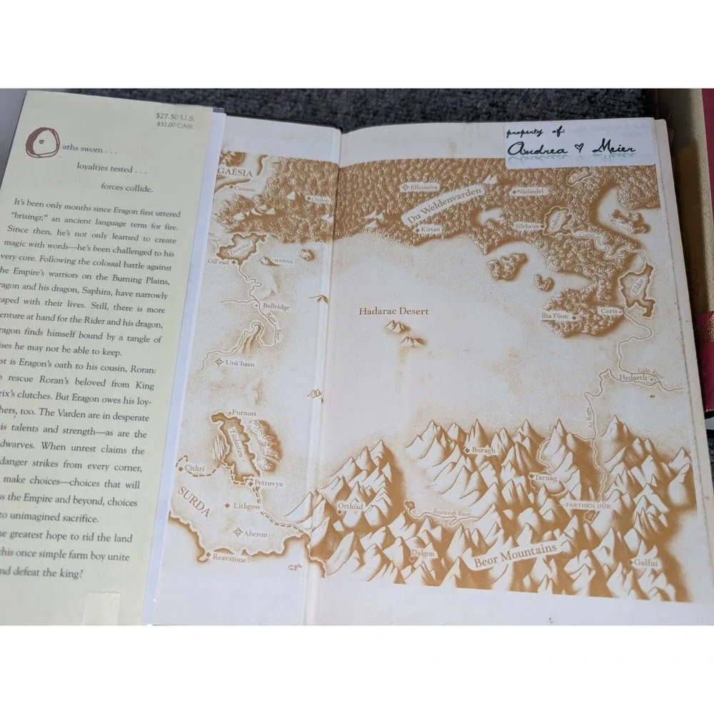 Eldest And Brisinger Christopher Paolini Books 2 & 3 Of The‎ Eragon Series Lmt